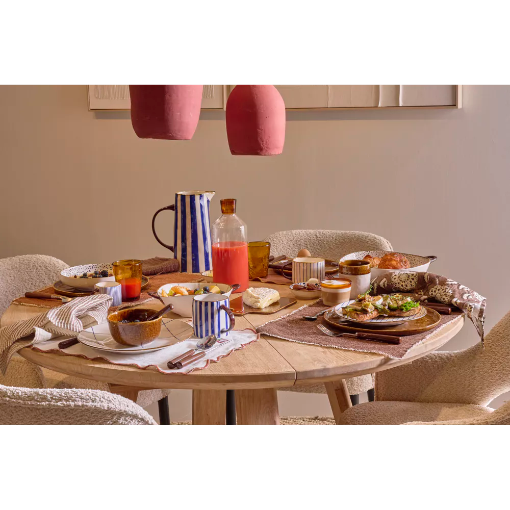 Anafi – Mug en porcelaine bleu indigo