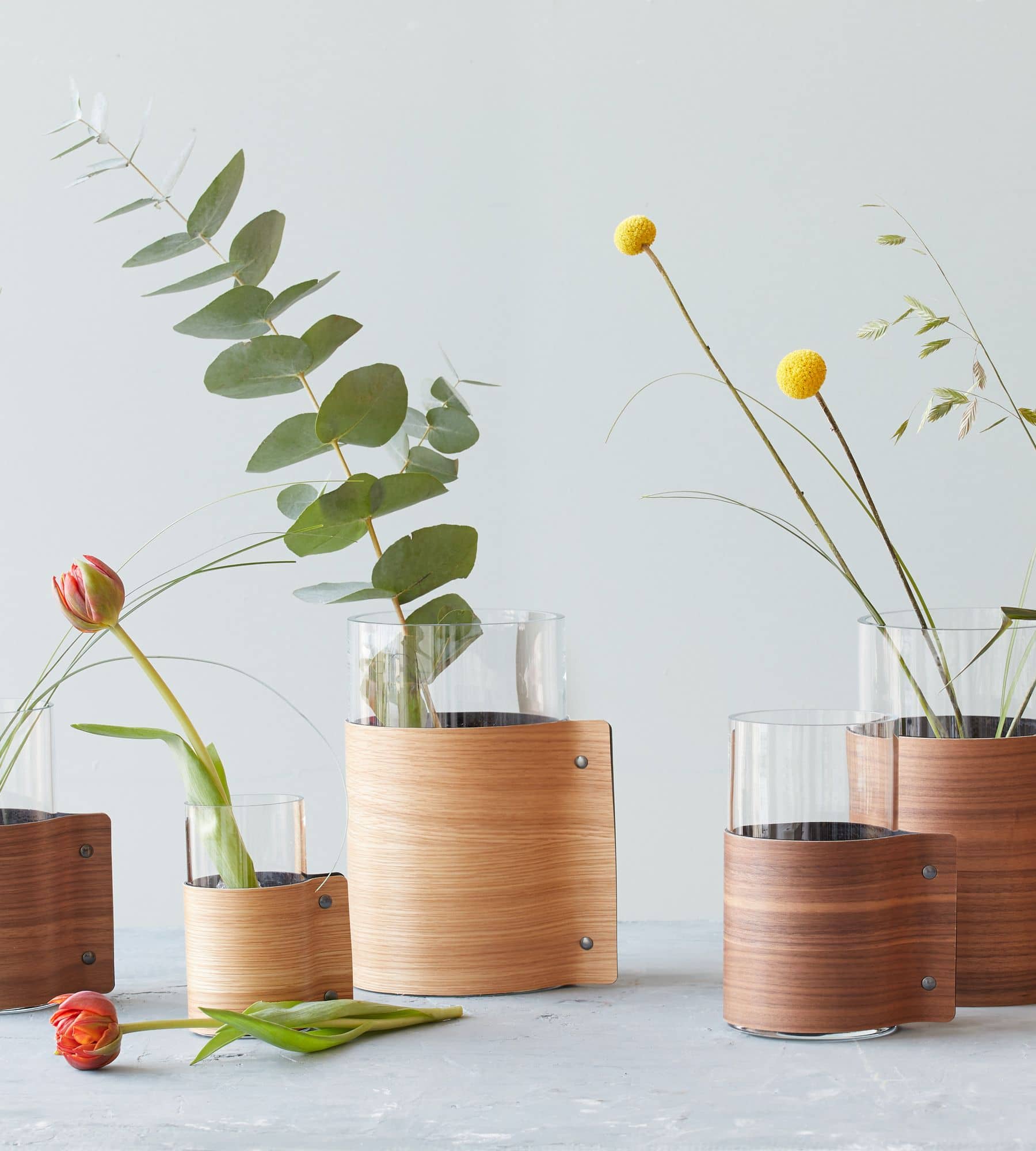 Block Vase wood