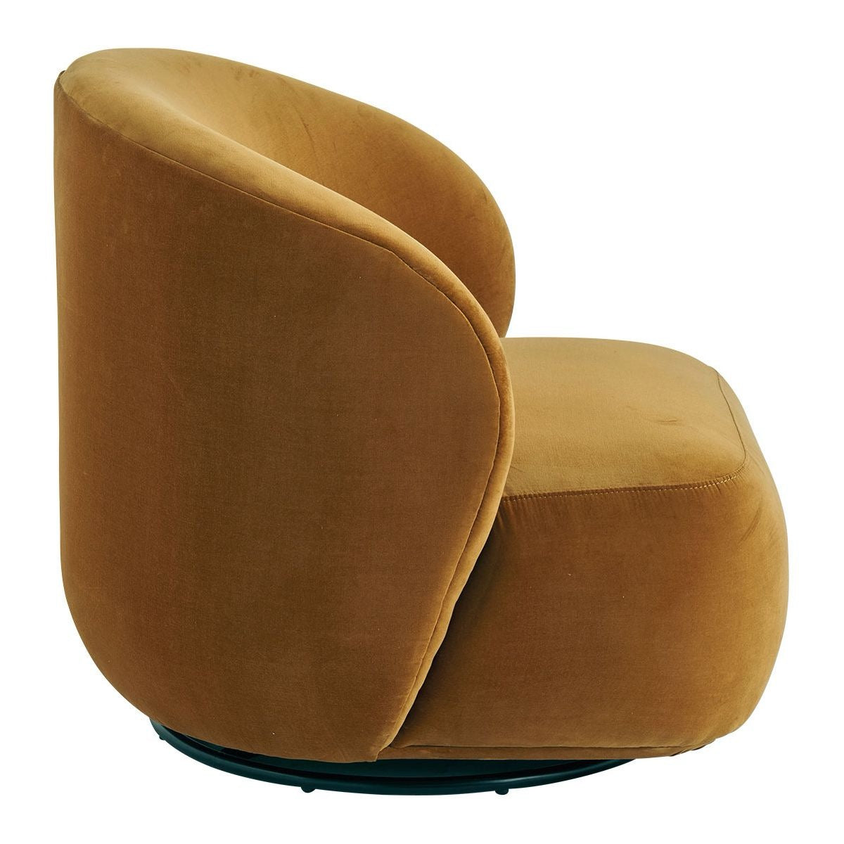 Fauteuil Lisette en velours - Safran