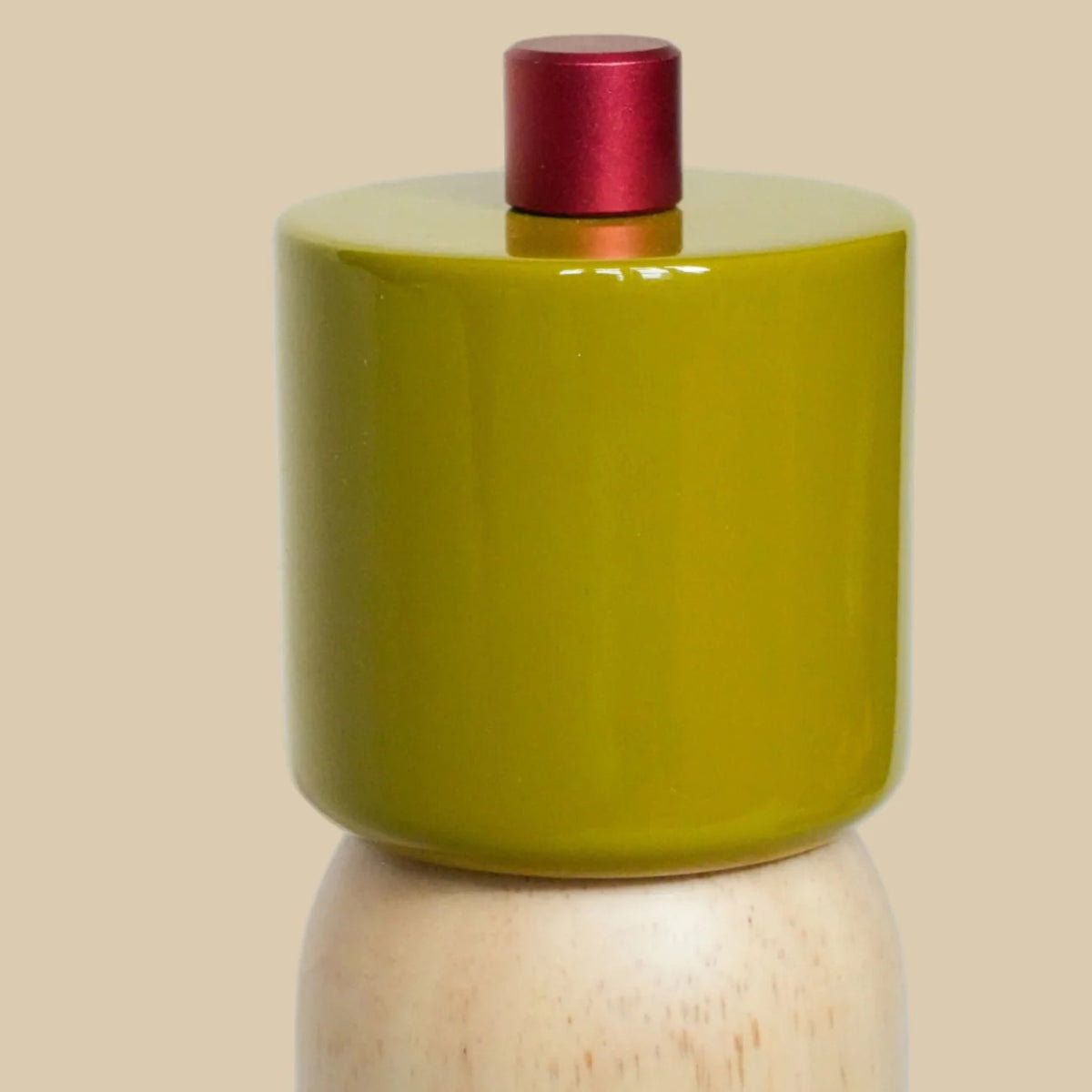 Moulin à sel & poivre Large – Olive & Rouge