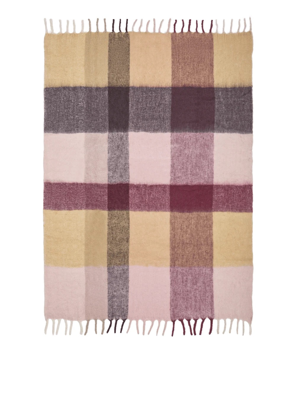 Plaid Blur Mohair