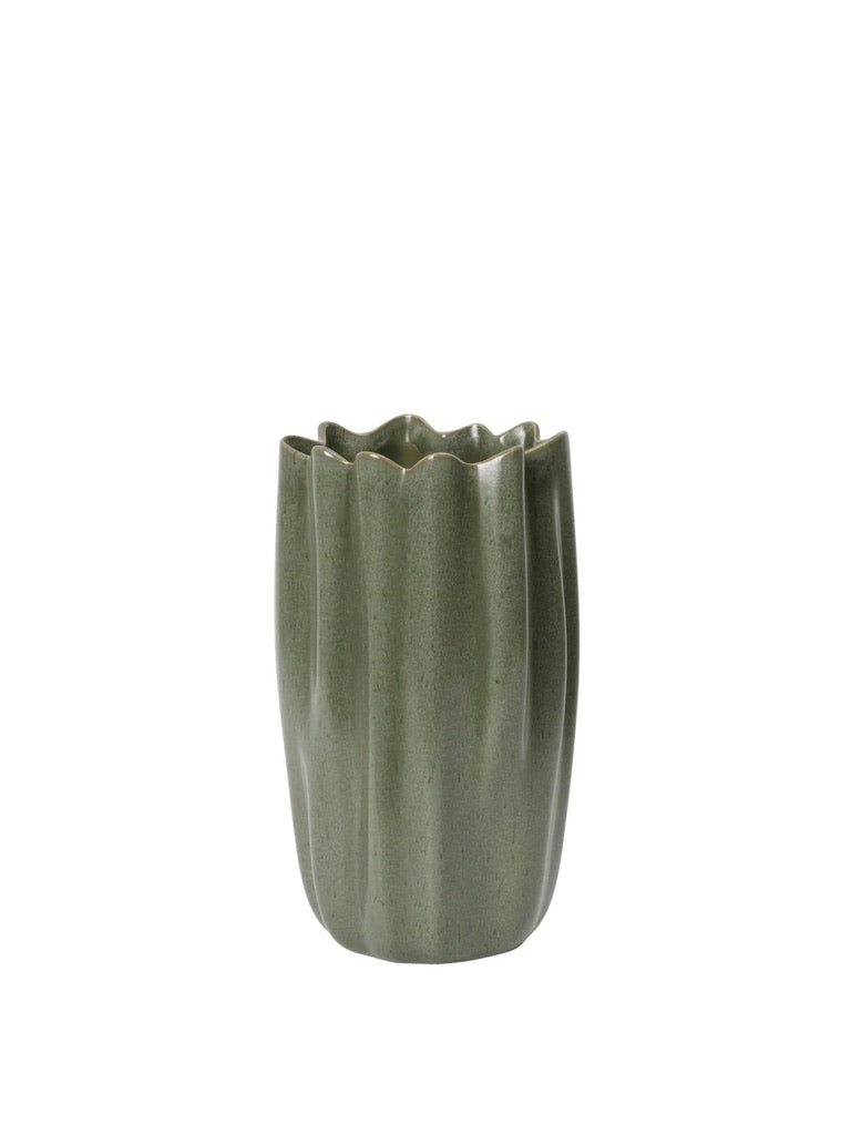 Vase Nium - vert sauge