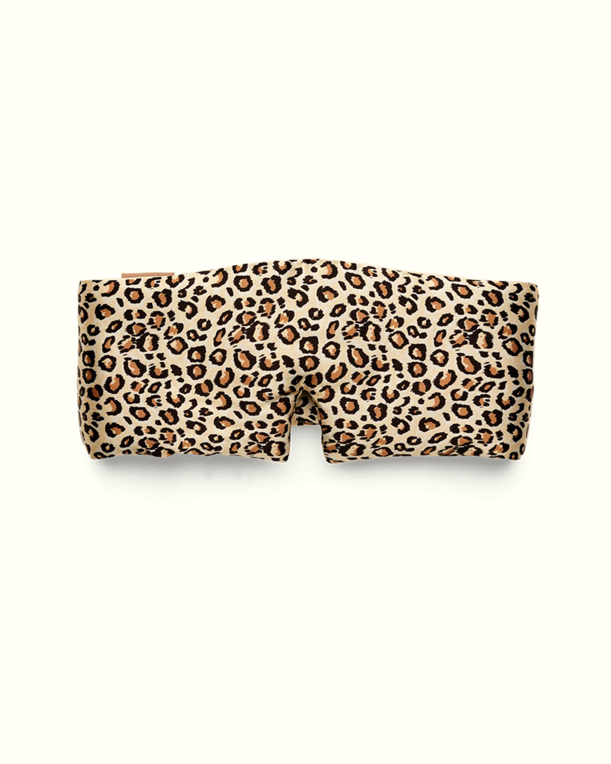 Masque de nuit bandeau 100% pure soie - motif léopard