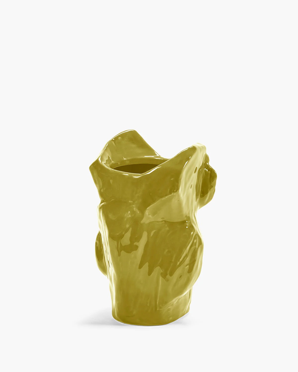 Owl Vase S Yellow "After Midnight"
