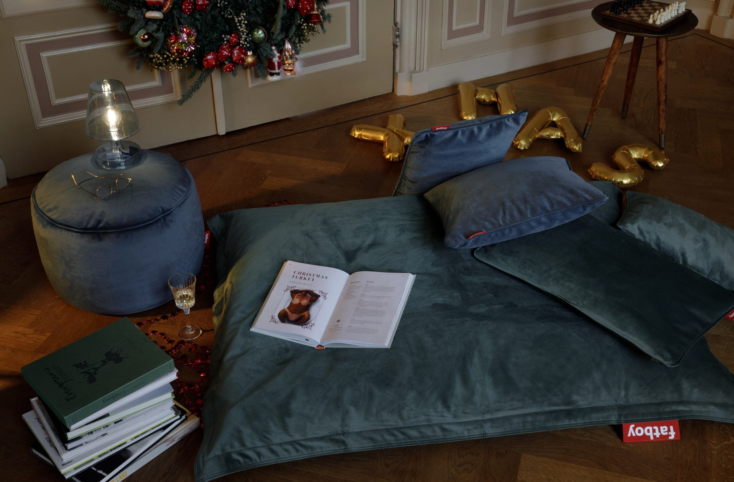 Pouf Velours