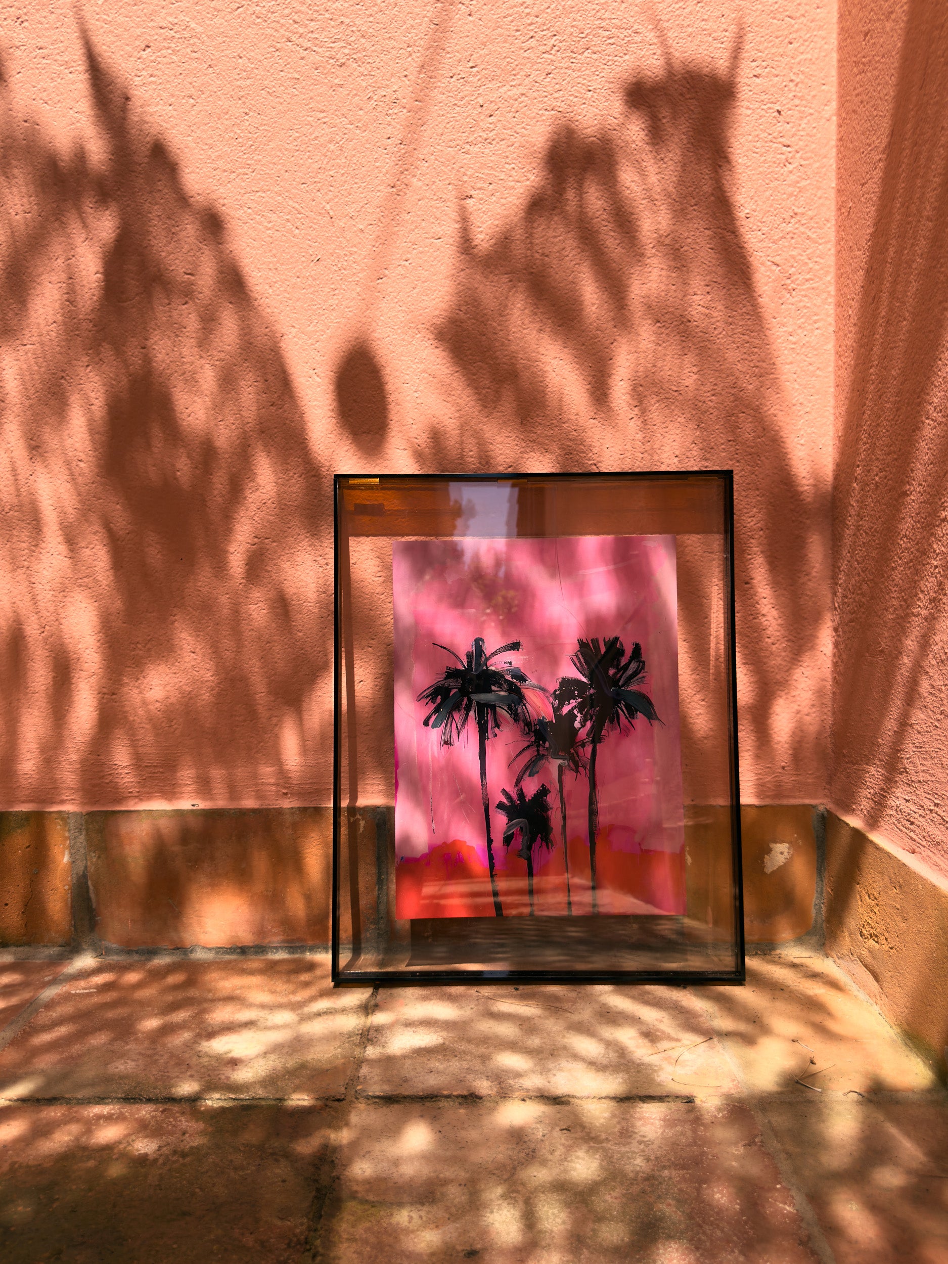 Cadre Acrylique Brown - Palms
