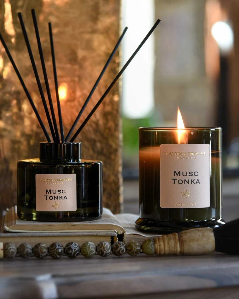 Bougie parfumée Musc Tonka – 260 g