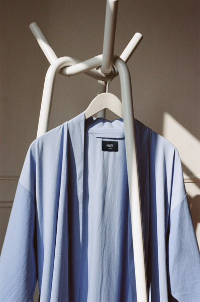 Porte Manteau acier blanc